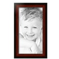 thumbnail image 2 of ArtToFrames 9" x 17" Matte mahogany Diploma Picture Frame, 9x17 inch Brown Wood Poster Frame (WOM-5108), 2 of 7