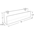 thumbnail image 2 of 16" W Acrylic Holder, 2-Pack, 2 of 2