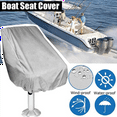 thumbnail image 3 of 5X Boat Seat Cover, Outdoor Waterproof Pontoon Captain Boat Bench Chair Seat Cover, Chair Protective Covers, 3 of 6