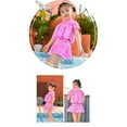 thumbnail image 5 of Gunia Kids Toddler Boys Girls Float Suit Two Piece Set Cute Cartoon Short Sleeve Swimsuits Learning To Swim Beach Summer Outfit Bathing Suit Pink 4-5 Years, 5 of 7