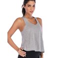 thumbnail image 5 of SAYFUT Women's Running & Workout Loose Tops Solid Color Sleeveless Gym Yoga Tops Tank,Size S-XL/Black,Rose Red,Gray,White, 5 of 6