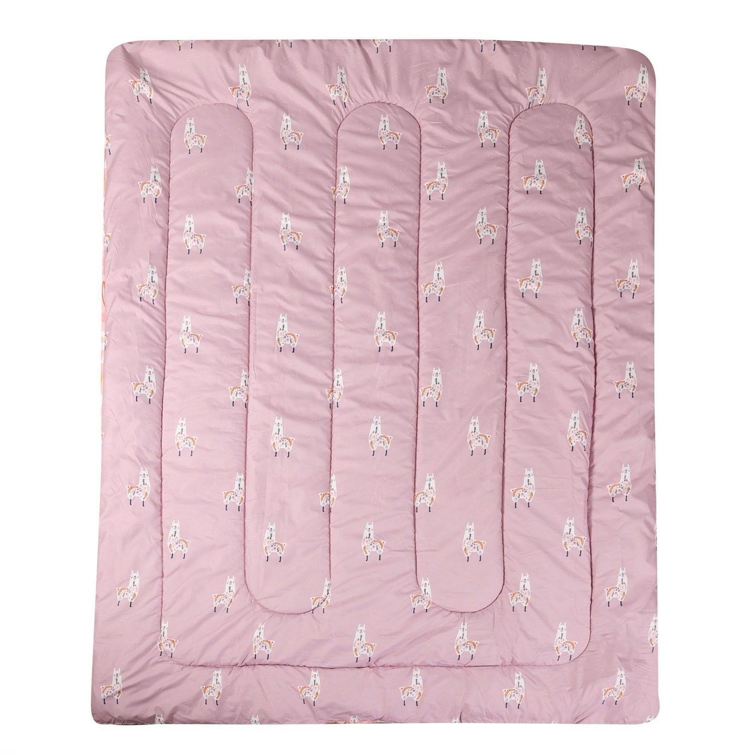 5-Piece Full/Double Bedding Set, Pink Daisy