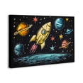 thumbnail image 2 of Stupell Industries Contemporary Whimsical Rocket & Planets Canvas Art, 24 x 16, by Creative Studio, 2 of 8