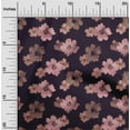 thumbnail image 2 of oneOone Silk Tabby Brown Fabric Floral & Sewing Craft Projects Fabric Prints By Yard 42 Inch Wide, 2 of 5