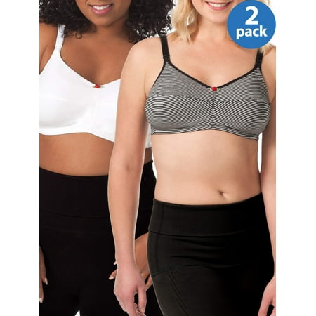 

Leading Lady Maternity Casual Comfort Softcup Nursing Bra 2 Pack Style 4001