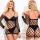 thumbnail image 1 of Women Fashion Print See Through Hollow Out Rompers Lace Sleeveless Bodycon Slim Playsuit Sexy Dress Streetwear Summer ClubwearXL Gao Jinjia LED, 1 of 2