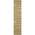 thumbnail image 2 of SAFAVIEH Martha Stewart Chalk Stripe Area Rug, Toffee Gold, 9' x 12', 2 of 4