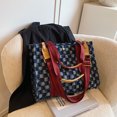 thumbnail image 3 of Bolso de mezclilla de gran capacidad para mujer 2025, nuevo bolso informal versátil, bolso de hombro tipo mensajero para desplazamientos de nicho, moderno, 3 of 5