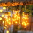 thumbnail image 6 of Fairy Lights Plug in, 33Ft 100 LEDs Waterproof Silver Wire Firefly Lights, Adaptor Included, Starry String Lights for Wedding Indoor Outdoor Christmas Patio Garden Decoration, Warm White, 6 of 28