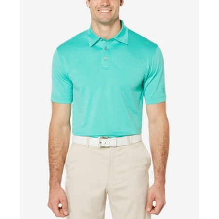 - PGA TOUR Men's Mini-Geo Testured Golf Polo Shirt Size S