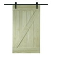 thumbnail image 2 of Pinecroft Unfinished Pine Z-Design Sliding Barn Door Kit, 32 in, 2 of 3