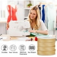 thumbnail image 5 of 13.6 Yard Satin Bias Tape 15mm/0.6inch Double Fold Satin Binding Bias Ribbon for Cheongsam Decoration Clothing Seaming Piping Light Khaki, 5 of 7