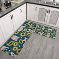 thumbnail image 2 of French Bulldog Sunflowers Floral Kitchen Rugs Sets Of 2,Anti Fatigue Kitchen Mat Rugs Non Slip Washable,Decorative Kitchen Floor Mats for Kitchen,Sink,Laundry,17"x30"+17"x47", 2 of 7