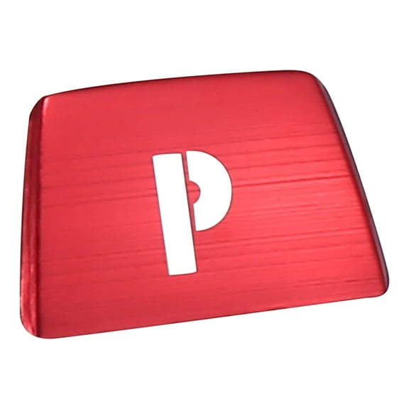 Red Gear Shift P Button Stickers Gear Shift Knob Lever Parking Button Cover for BMW 1 2 3 4 5 6 7 Series X3 X5 X6