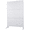 White, variant on Tcbosik Outdoor Privacy Screen, 76"H x 48"W Freestanding Decorative Privacy Fence for Patio, Backyard, Balcony, Poolside, Brown