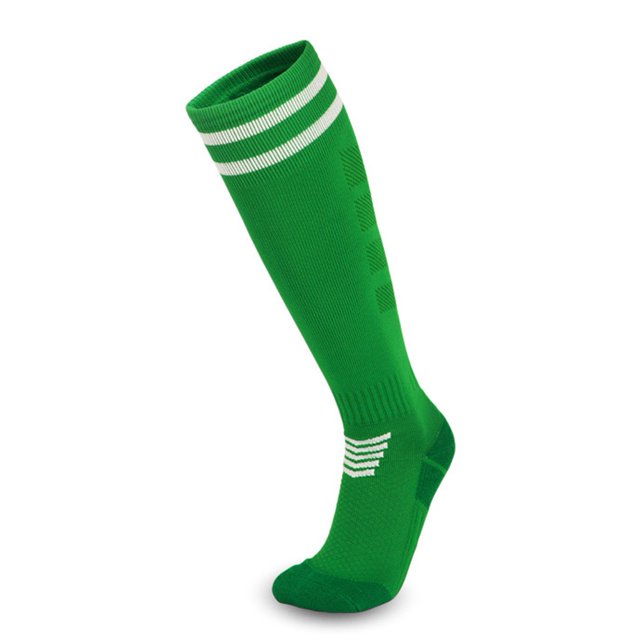Football Shin Guards Sports Shin Guards Thickened Double Layer Insert Guards grass green