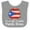 Heather and White, variant on Inktastic I'm So Cute, I Must Be Puerto Rican Sunflower Puerto Rico Boys or Girls Baby Bib