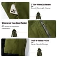 thumbnail image 3 of Generic Mens Ski Jacket Windproof Winter Coat with Hood Jackets for Men Green Outdoor Clothes S, 3 of 10
