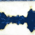 thumbnail image 2 of Villa, Mlli 26x26 Gold Ornate Wood Framed with Double Matting Museum Art Print Titled - Blue Crack In Time, 2 of 4