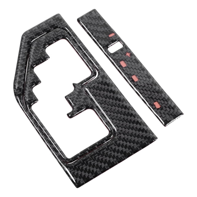 Cubierta del panel de cambio de marchas del control central para Toyota Camry 2012-2014, etiqueta del panel antiarañazos negra de cobertura total