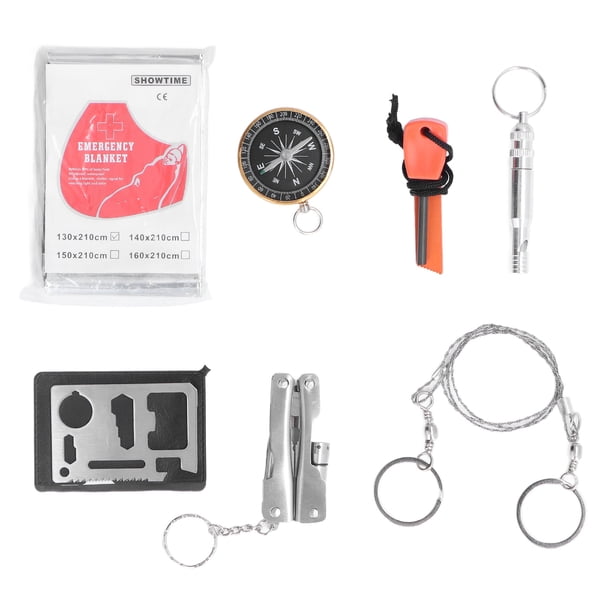 Equipo De Supervivencia, Kit De Herramientas De Supervivencia Portátil, Ligero Y Con Amplio Espacio, Compacto Para Acampar