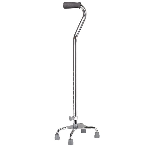 Quad-Base Cane -Offset Handle