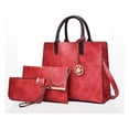 thumbnail image 1 of Set de 3 Bolsas BLOSOOM para Mujer de cuero PU impermeable Rojo, 1 of 3