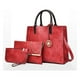 thumbnail image 1 of Set de 3 Bolsas BLOSOOM para Mujer de cuero PU impermeable Rojo, 1 of 3