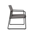 thumbnail image 4 of Gansett Fauteuil d'Appoint Surdimensionné pour Réception / Acier Noir / Gris Pâle, 4 of 7