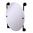 thumbnail image 1 of Miroir sur Rail Sans Cadre Ovale de Collection Royale de Prestige - PR-27-91-BKM, 1 of 1