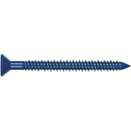 

375301 Flat Head Phillips Tapper Concrete Screw Anchor 3/16 x 1-3/4-Inch 100-Pack