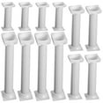 thumbnail image 1 of 12 piezas de columna romana pastel de pastel de pastel kits de apilamiento de torta pilares de pastel, 1 of 4