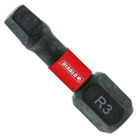 UPC: 0008925158172 | Diablo Square #3 X 1 in. L Driver Bit Black Oxide 5 pk