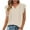 Beige, variant on Olyvenn Womens Summer Tops Dressy Casual Cap Sleeve T Shirts for Women V Neck Ruched Tops Basic Tank Fashion Trendy 2025 White XL
