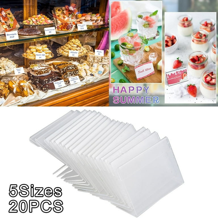 Yannee 50 Pcs 2x4cm Acrylic Sign Display Stand Price Of Business