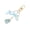 Blue, variant on Cute Bear Bows Heart Keychain Aesthetic Keychain Accessories Car Key Rings