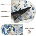 thumbnail image 6 of 6x9 Area Rugs for Living Room, Blue Eucalyptus Non Slip Area Rugs for Kitchen Bedroom Entryway, Farmhouse Weeping Leaves Linen Washable Carpet Runner Rug Floor Mats for Bedroom Home Decor, 6 of 8