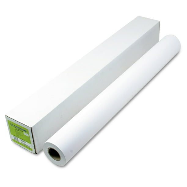HP DesignJet Inkjet Large Format Paper, 4.9 mil, 36" x 150 ft, Coated White HEWQ1405B Walmart