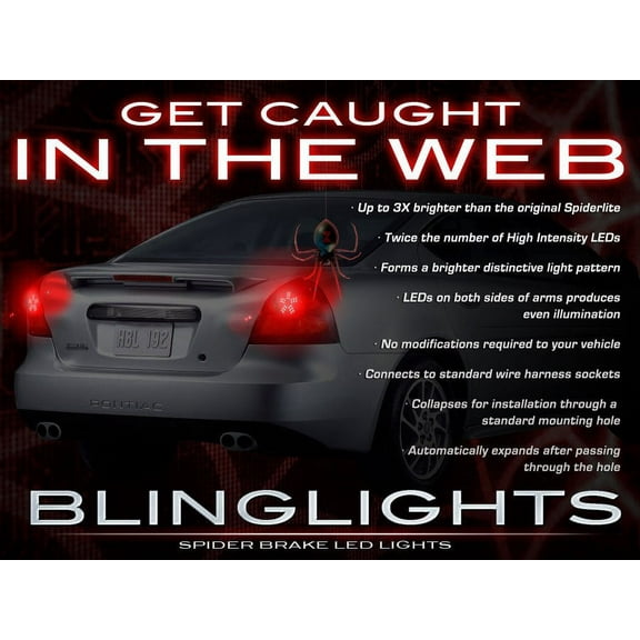 For 1988-2008 Pontiac Grand Prix LED Light Bulbs for Taillamps Taillights Tail Lamps Lights LEDs