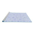 thumbnail image 2 of Ahgly Company Machine Washable Indoor Square Oriental Blue Traditional Area Rugs, 3' Square, 2 of 4