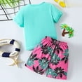 thumbnail image 5 of Leey-World Kids Outfit Sets Boys 5t Boys 2 Piece Athletic Outfits Short Sleeve Sport T-shirt and Shorts Summer Casual Clothes for 6-12 Years Boys Outfit Sets Size 6(Green,9-10 Years), 5 of 5