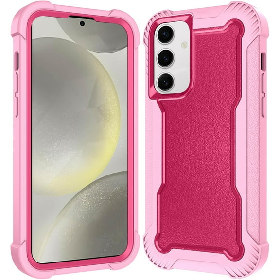 Military Grade TUFF Extreme Hybrid Armor Case for Samsung Galaxy S25 - Hot Pink
