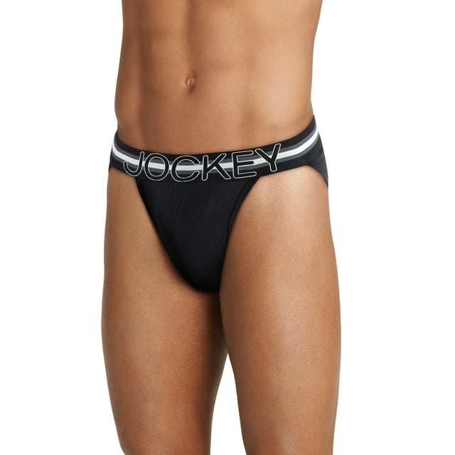 Jockey String Bikini en Microfibre pour Hommes avec Pochette de Stabilité Sportive