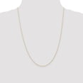 thumbnail image 5 of Auriga Fine Jewelry 10K Yellow Gold 0.5mm Carded Cable Rope Chain Necklace 24inch for Women, 5 of 6
