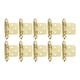 thumbnail image 5 of 10 piezas de bisagras de puerta de gabinete, accesorio para RV, reemplazo semioculto, fácil instalación, bisagra de cierre automático, herrajes para Oro, 5 of 8
