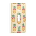 thumbnail image 2 of Yayeee Toggle Light Switch Wall Plate 1-Gang 4.5"x2.7" Home Decorative Outlet Cover, Sunshine Pineapples, 2 of 7