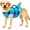 Blue, variant on Dog Life Jacket, High Buoyancy Swim Vest with Rescue Handle (Blue, X-Large) | For swimming, boating, pool, and beach use; reflective, adjustable design for small, medium, and large dogs
