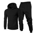 thumbnail image 5 of Men's 2 Piece Sweatsuits Outfit Pullover Hoodie and Sweatpants Casual Daily Wear Spring Summer Breathable Set, 5 of 5