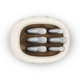 thumbnail image 3 of Juego de cuchillos SMEG de acero inoxidable con bloque de madera de acacia, 3 of 4