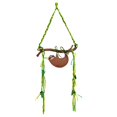 thumbnail image 1 of Dsscvnef DIY Wooden Sloth Leaf Hanging Rope Animal Decoration Handmade Craft Desktop Ornament for Home, 1 of 9